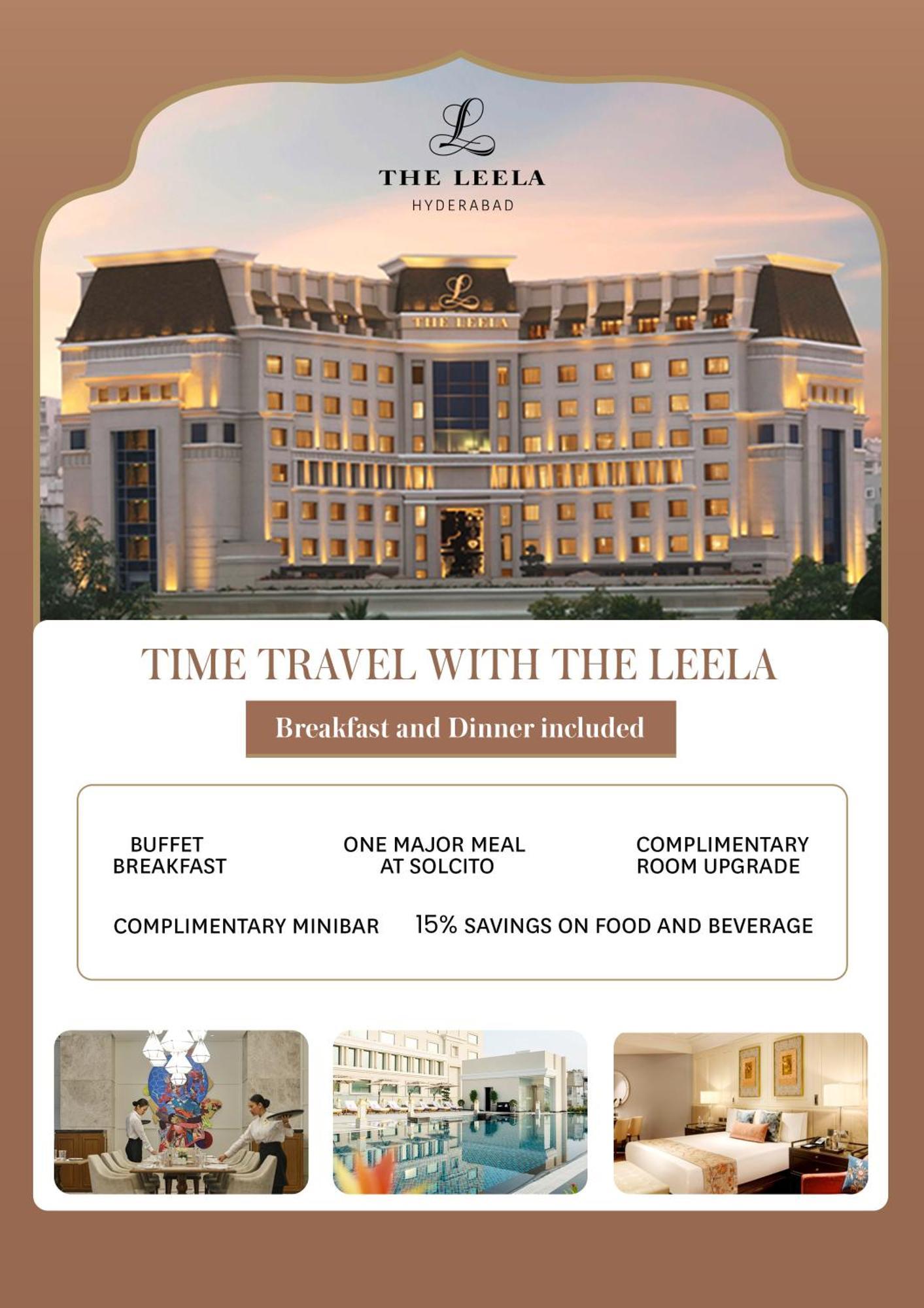 ホテル The Leela Hyderabad Banjara Hills エクステリア 写真